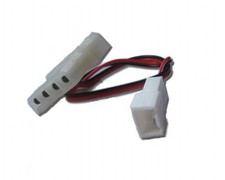 4-pin Molex Female and Male to 3-pin Male Fan Power Cable