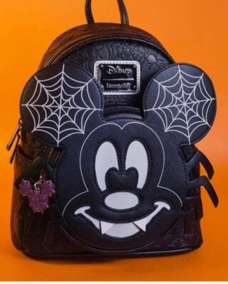 Loungefly Halloween Disney Mickey Mouse Glow in the Dark Spider