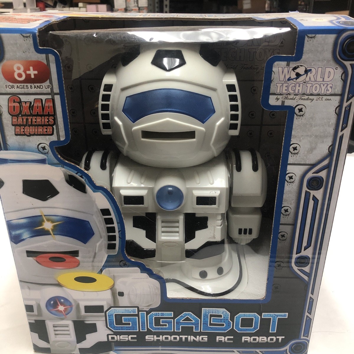Gigabot Disc Shooting Rc Robot | eBay