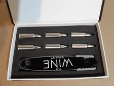 The Wine Savant Whiskey Bullet Chiller Set of 6 & Tongs ~ Fast Shipping ~ NICE