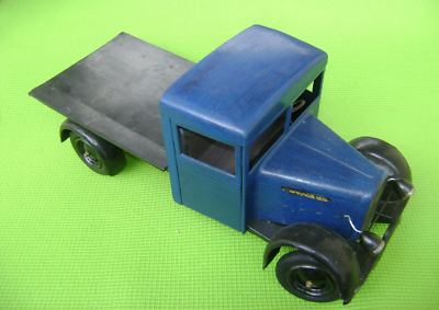 JOUET ANCIEN CIJ 5/37 CAMION RENAULT RIDELLES ADTD MECANIQUE 1952
