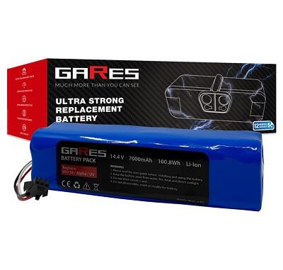 Gares Akku für Staubsauger Xiaomi Viomi S9 Alpha UV D800 Roidmi Eve Plus 7000mAh