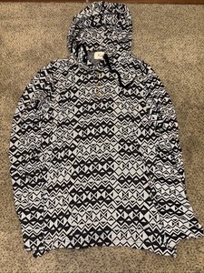 Koto Urban Outfitters Aztec Print Hooded Pullover Sweater Sweatshirt Mens Medium