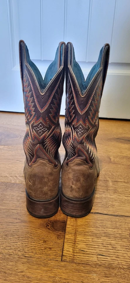 Mujeres 9B Ariat Botas Odessa Botas de Cuero Azteca Stretchtec Ariat Suroeste Foto 3 de 4