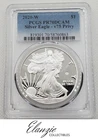 2020-W Proof American Silver Eagle v75 privy PCGS PR70 - World War II Victory