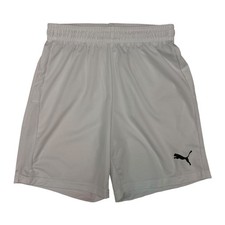 Puma Youth Boys White Athletic Quick Dry Shorts 11-12 Years Size YLG
