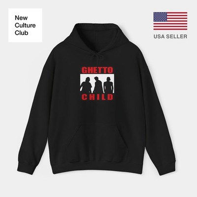 Ghetto Child Team Box Logo 1997 Muska Skateboarding Classic Hoodie Print
