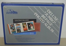 Vintage Pioneer Deluxe Jumbo 20 Expandable Photo Album w/extra pages