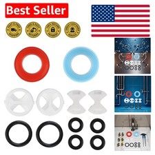 Comprehensive 8-Piece Faucet Repair Kit with Ceramic Silicone Parts