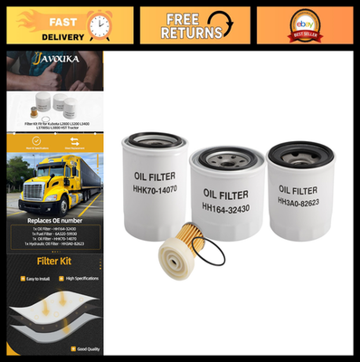 #ad Tractor Filter Kit for L2800 L3200 L3400 L3700SU L3800 HST Oil Fuel Hydraulic $65.99