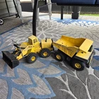 Vintage Tonka Mighty Dump Truck & Front End Loader Steel Construction Toy Lot