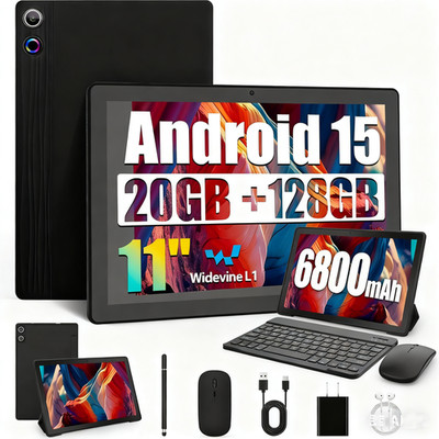 10.1 inch Android Tablet 10+128GB IPS Touchscreen Octa-core Processor Wi-Fi 6