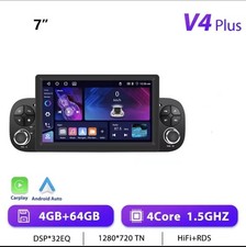 Autoradio 7”Android 15 CarPlay Per Fiat Panda 2013-2020 GPS NAVI BT DAB 4+64GB