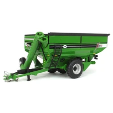 1/64 Green J&M 1112 X-Tended Reach Grain Cart with Tandem Walking Duals JMM-031