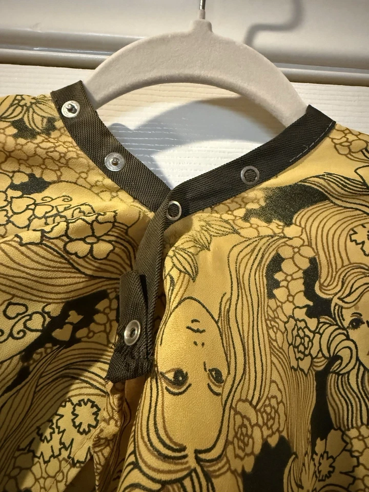 Capa de barbero Betty Dain vintage talla adulto Foto 3 de 4