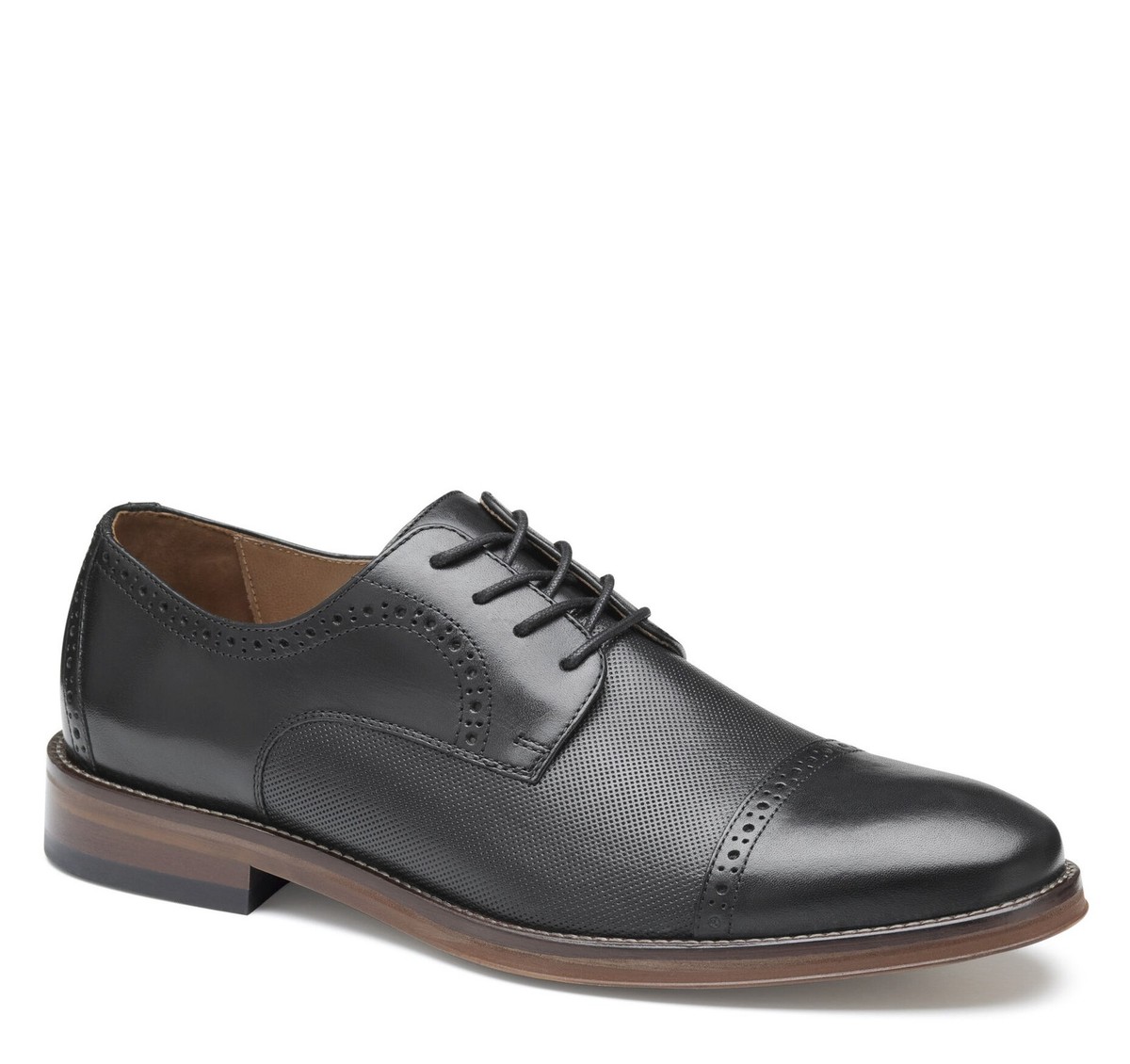 Johnston & Murphy Men's Sutton Embossed Cap Toe Shoe | eBay
