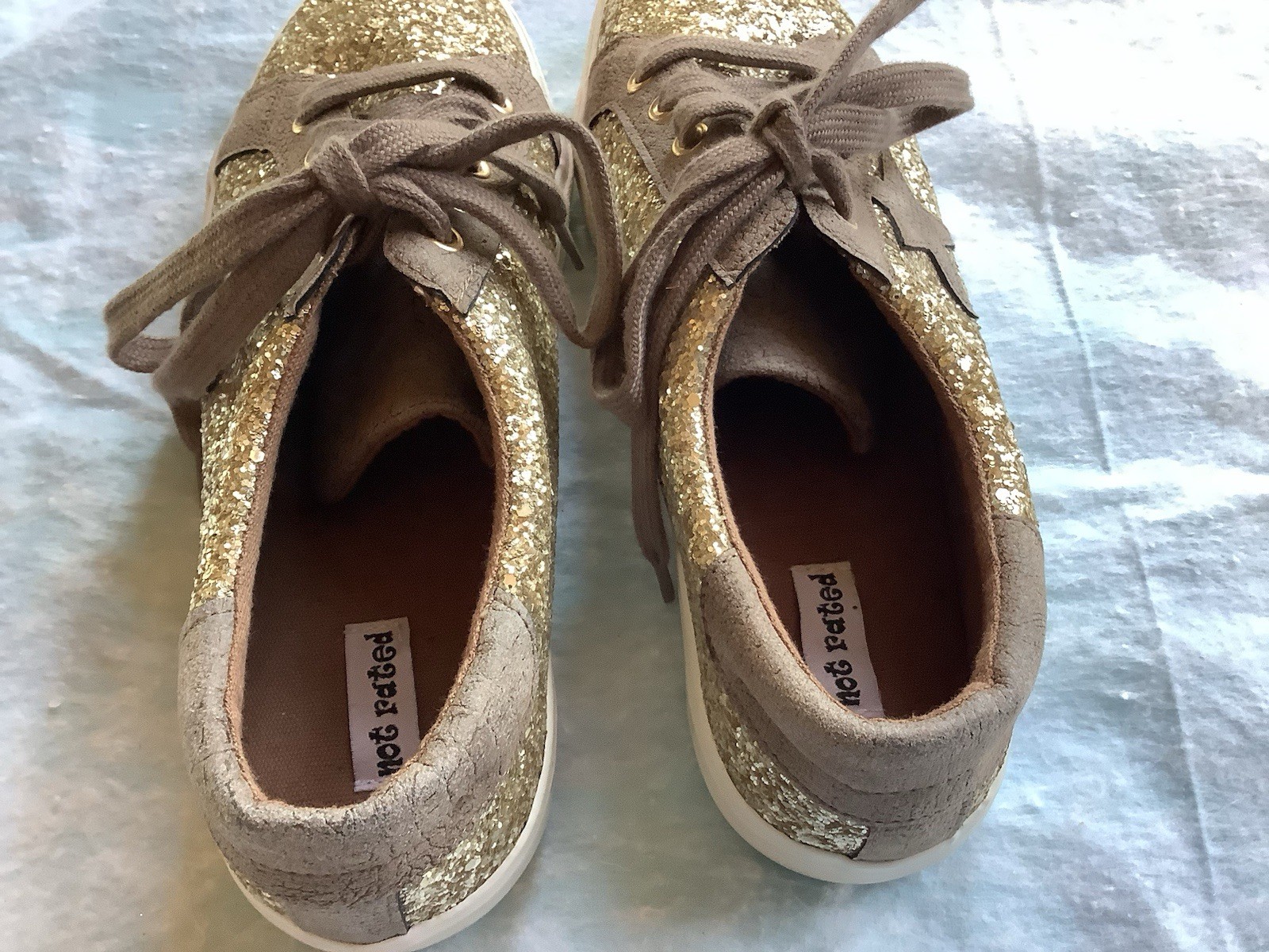 Women’s Not Rated Sparkle Sneakers, EUC, Size 10