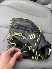 Wilson A440 Monsta Web Fastpitch Glove 12.5  LHT Black Neon A0440SA12 Lefty