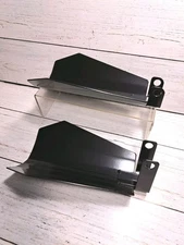 Handguards Gloss Black Coffin Cut Hand Guards Compatible for Harley Sportster...