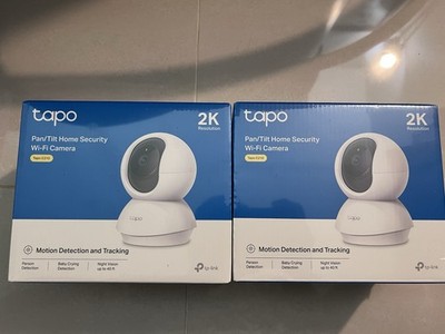 2 Pack Of TP-Link Tapo 2K Pan Tilt Security Camera Baby Monitor Dog Camera C210