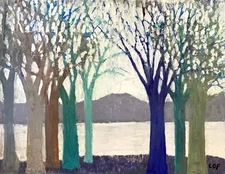 Alan Lofsness - Contemporary Art - Landscape   24 x 30 in.  OIL painting