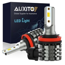 2x AUXITO Switchback H11 H8 H9 H16 LED Daytime Running/ Front Fog Light Lamp