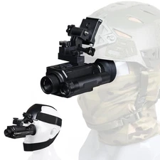 Night Vision Goggles Head or Helmet Mounted Monocular - 1080P HD Photo