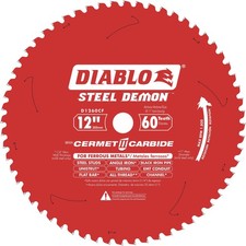 Diablo Steel Demon Cermet II Carbide Metal Cutting Circular Saw Blade, 12in.,