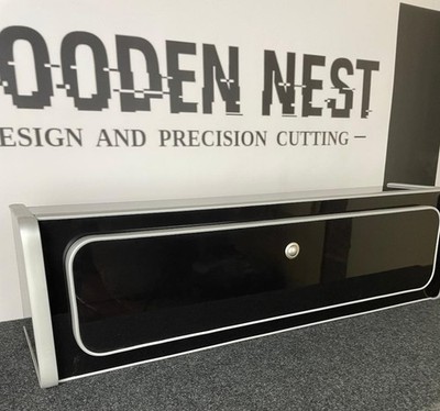 VW T5 T6 Campervan Motorhome Overhead Locker Storage 700mm Black Gloss B/E