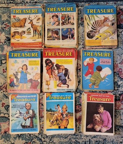 Vintage Treasure Comics/magazines X 204 Issues 186/396