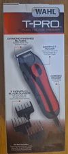 Wahl 9307-300 T-Pro Corded T-Blade Beard Mustache Trimmer Barber Shaver 120V