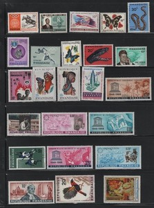 Centsational Rwanda Amazing Unused/Mint Group