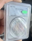 1878-S MORGAN SILVER DOLLAR GRADED PCGS MS65 CAC TONED