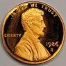 1986 S PROOF LINCOLN MEMORIAL CENT