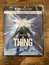 The Thing 4K UHD + Blu-ray Kurt Russell EXCELLENT NO DIGITAL FAST SHIPPING!