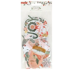 Crate Paper Holly Jolly Ephemera-Icons - 3 Pack