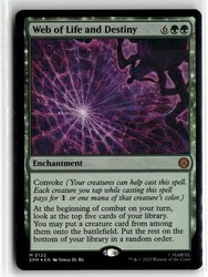 Web of Life and Destiny 122/314 Marvel's Spider-Man Mythic Foil