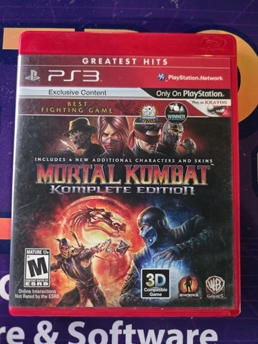 Mortal Kombat Komplete Edition (Sony Playstation 3 PS3 Greatest Hits, 2012) CIB