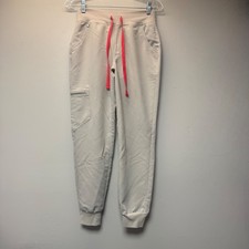 FIGS Zamora Jogger Scrub Pants Womens XS Sand Beige Good High Waisted W22SW2012P