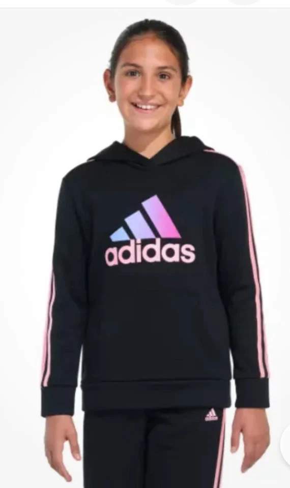 Adidas Youth Tech Fleece Hoodie  —Size L — Chest 32” - Image 3 of 4