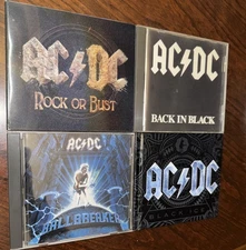 AC/DC 4 CD Lot / Black Ice/ Ballbreaker / Rock or Bust/Back in black