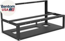 Mining Rig Frame, Steel Open Air Miner Mining Frame Rig Case up to 6 GPU for Cry