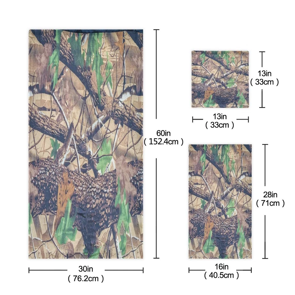 Juego de 3 toallas de camuflaje de textura militar, 1 toallas de baño, 1 toallas de mano, 1 lavabo... Foto 3 de 4