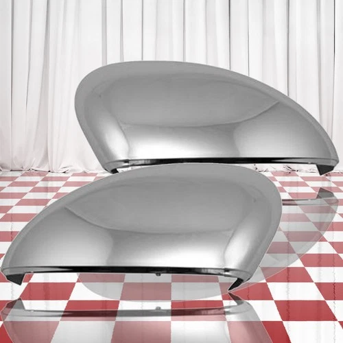 Set of 2 Chrome Replacement Mirror Covers for 2020-2025 Ford Escape SEL/SE/S