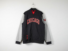 Adidas Chicago Bulls NBA Varsity Jacket L Bomber Letterman anni 90 Y2K Retro Street