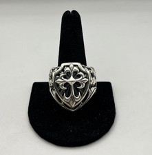.925 Sterling Silver Cross Ring