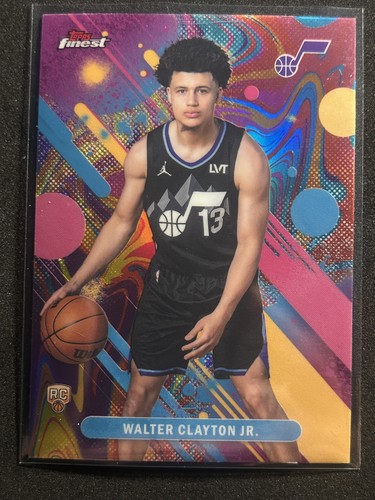 2025-26 Topps Finest - Common Walter Clayton Jr. #18 Oil Spill Refractor (RC)