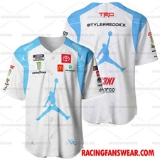 Tyler Reddick Nascar 2023 Racing Uniform Apparel Clothes Bas Baseball Jersey