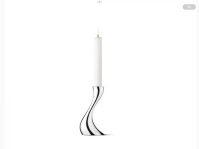 Kerzenständer silber Georg Jensen  Cobra 16 cm im Originalkarton