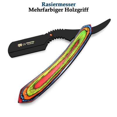 Rasiermesser Holz Nassrasur Auswechselbar Rasierer Razor Razur Herr Bartrasierer - Bild 1 von 4